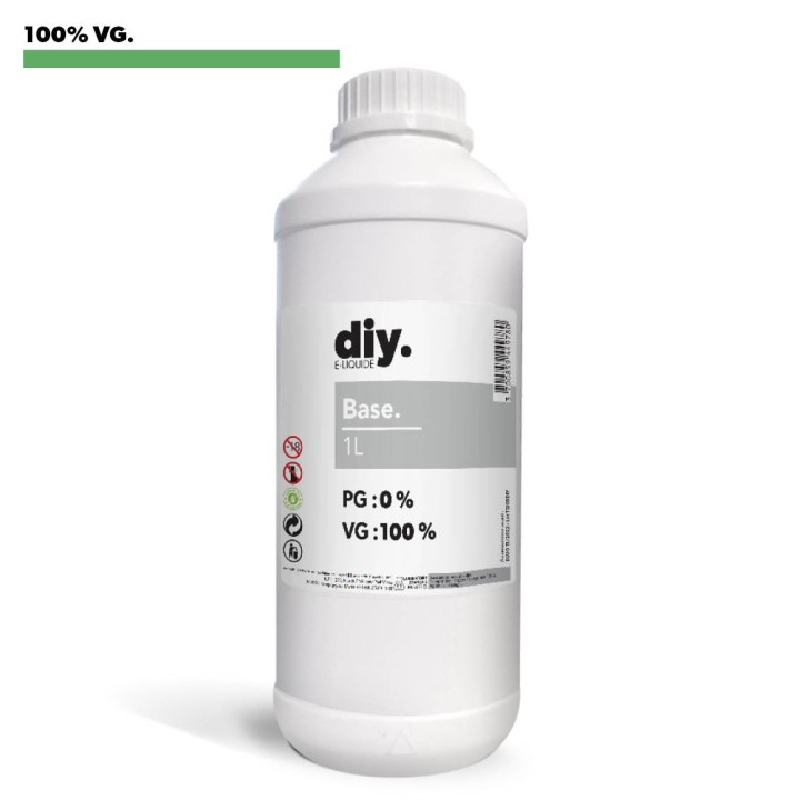 Base 1 Litre pour DIY - 100% VG - AuNomDeLaVape