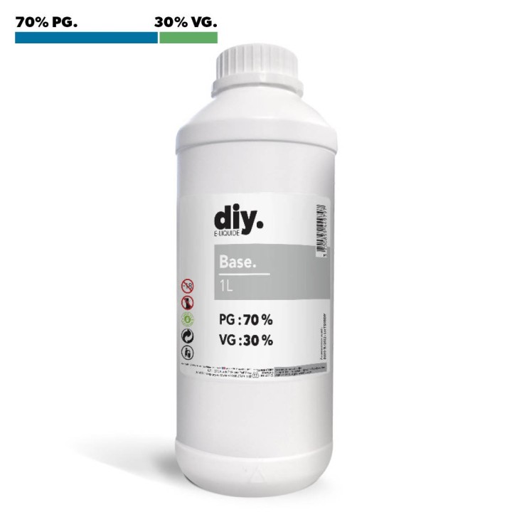 Base 1 Litre pour DIY - 70% PG / 30% VG - AuNomDeLaVape