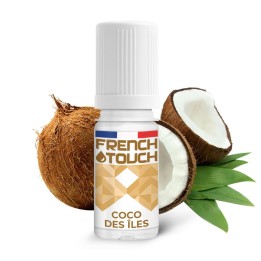 Coco des Îles - French Touch e-liquide fruité goût noix de coco 70PG/30VG