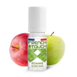 Pomme Chicha - French Touch e-liquide goût tabac, pomme et chicha 70PG/30VG