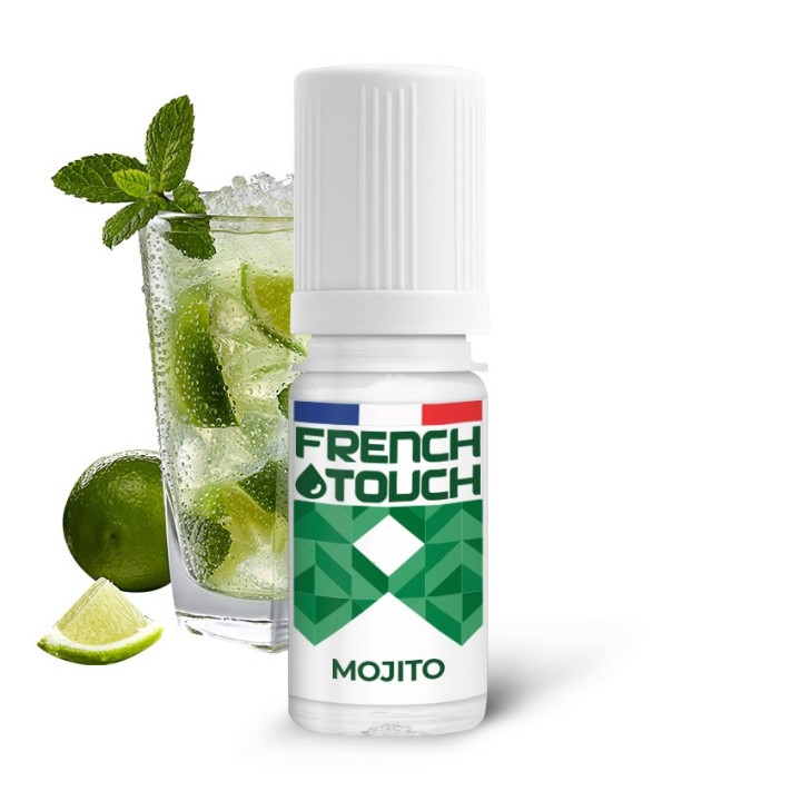 Mojito - French Touch e-liquide goût rhum, citron vert et menthe verte 70PG/30VG
