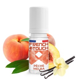 Pêche Melba - French Touch e-liquide goût pêche melba 70PG/30VG