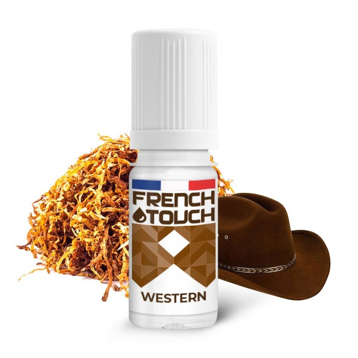 Western - French Touch e-liquide goût tabac blond 70PG/30VG