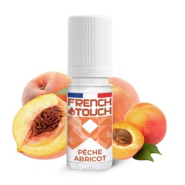 Pêche Abricot - French Touch e-liquide goût pêche et abricot 70PG/30VG