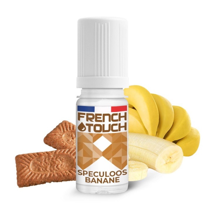 Spéculos Banane - French Touch e-liquide goût spéculos et banane 70PG/30VG