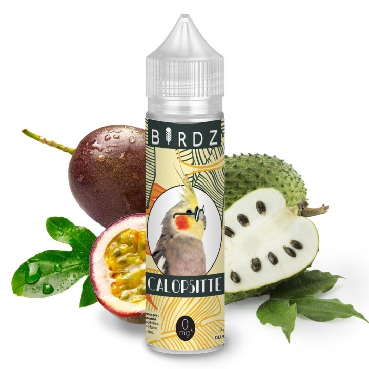 Calopsitte - Birdz -  E-liquide arome Corossol et fruit de la passion 50PG/50VG