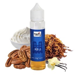 49.3 - Tasty 50 ml e-liquide goût tabac, vanille, crème et noix de pécan 50PG/50VG