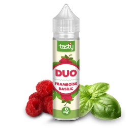 Duo Framboise / Basilic - Tasty  e-liquide fruité goût framboise et basilic 50PG/50VG