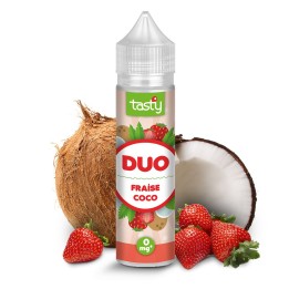 Duo Framboise / Basilic - Tasty e-liquide fruité goût framboise et basilic 50PG/50VG