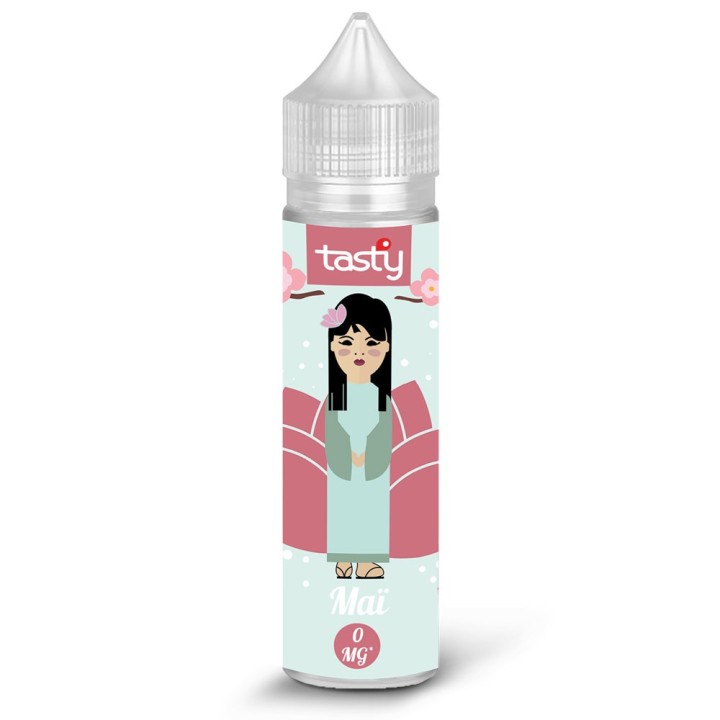 Maï - Tasty e-liquide fruité goût thé vert et litchi 50PG/50VG
