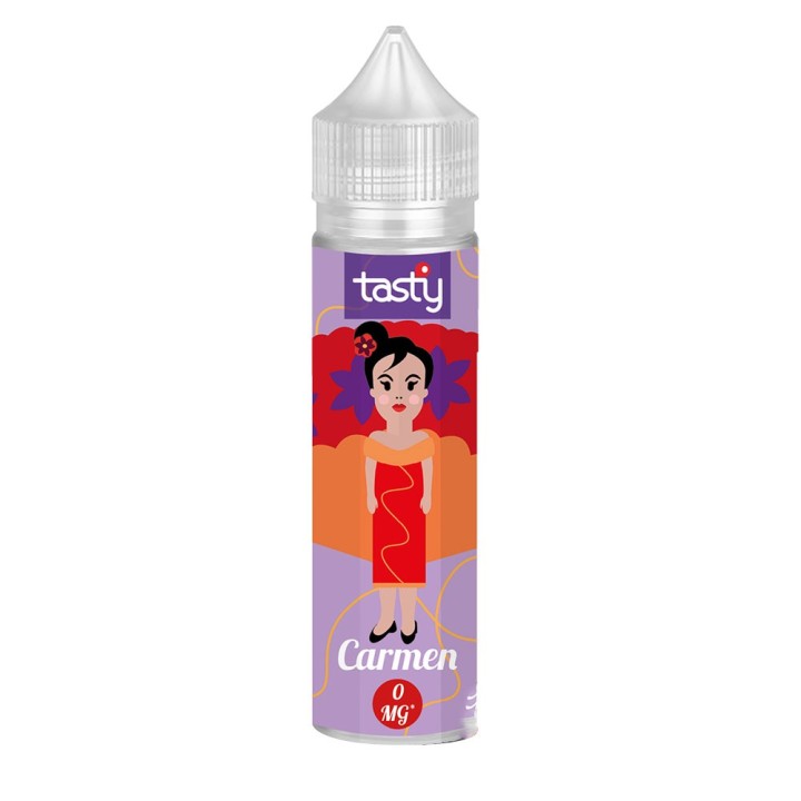 Carmen - Tasty e-liquide fruité goût melon, pastèque et fraise 50PG/50VG