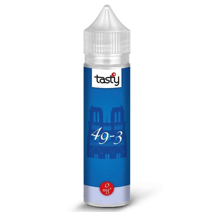 49.3 - Tasty 50 ml e-liquide goût tabac, vanille, crème et noix de pécan 50PG/50VG