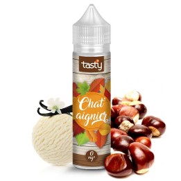 Chat'aignier - Tasty - e-liquide 50ml goût marron, châtaigne et glace à la vanille