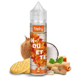 K-Ouette - Tasty e-liquide goût biscuit, cacahuète, coco et caramel 50PG/50VG