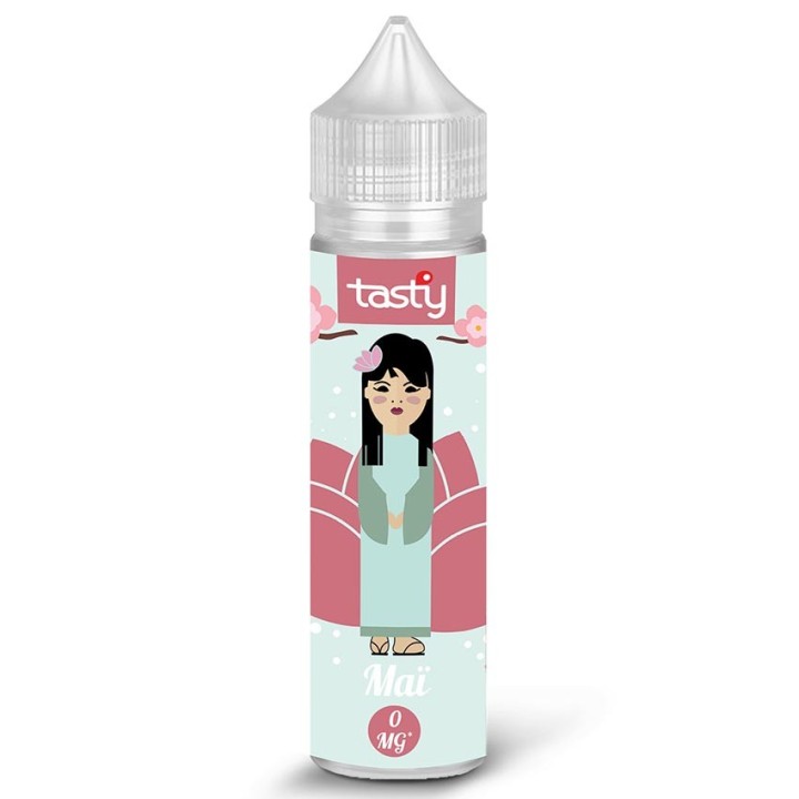 Maï - Tasty e-liquide fruité goût thé vert et litchi 50PG/50VG