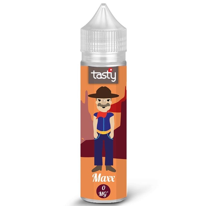 Maxx -Tasty 50ml e-liquide classic goût tabac, miel et caramel 40PG/60VG