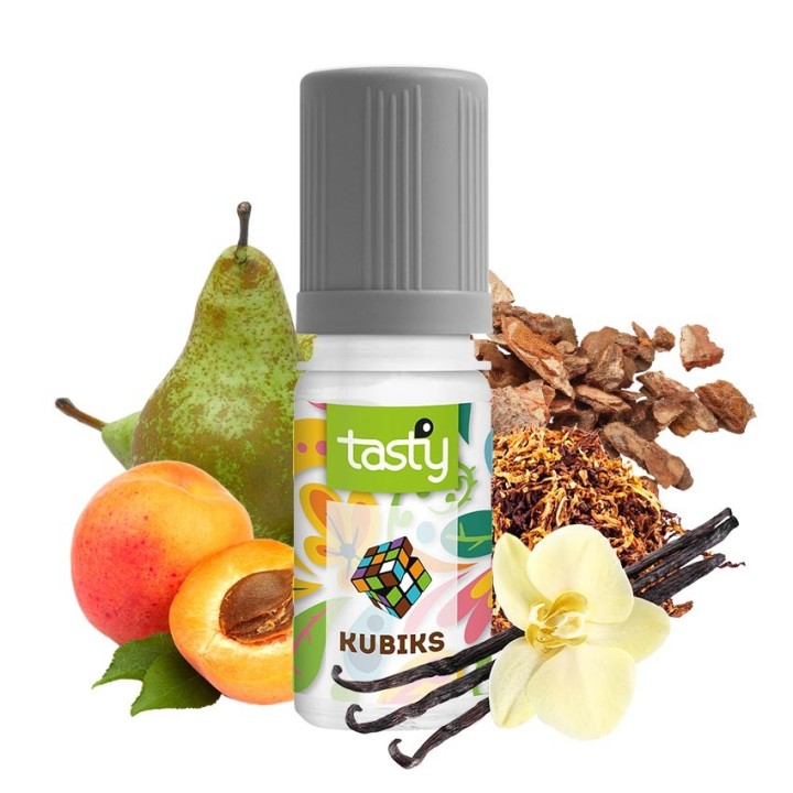 Kubiks - Tasty e-liquide classic goût tabac, écorce d'arbre fruitier et vanille 40PG/60VG