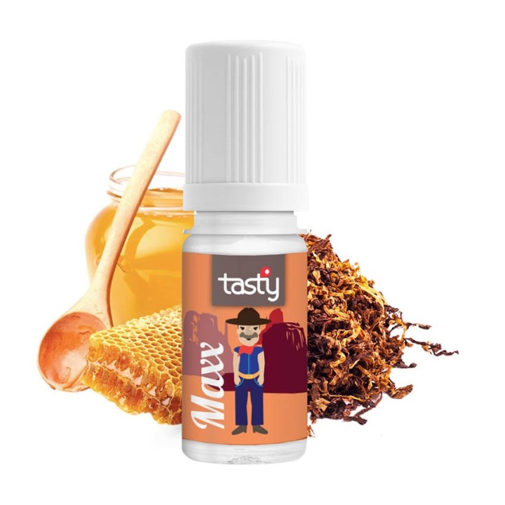 Maxx - Tasty 10 ml e-liquide classic goût tabac, miel et caramel 40PG/60VG