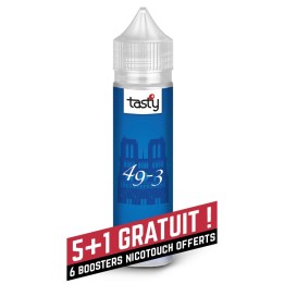 49.3 - Tasty 50 ml e-liquide goût tabac, vanille, crème et noix de pécan 50PG/50VG