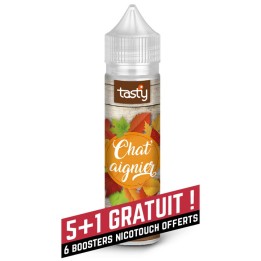 Chat'aignier - Tasty - e-liquide 50ml goût marron, châtaigne et glace à la vanille