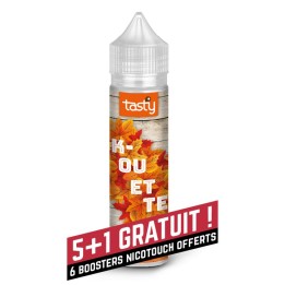 K-Ouette - Tasty e-liquide goût biscuit, cacahuète, coco et caramel 50PG/50VG