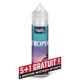 Tropik - Tasty e-liquide fruité goût passion, banane et ananas 50PG/50VG