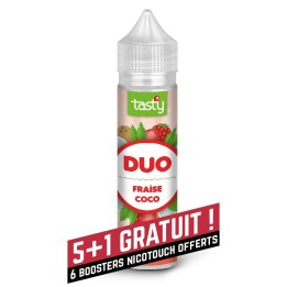 Duo Framboise / Basilic - Tasty e-liquide fruité goût framboise et basilic 50PG/50VG