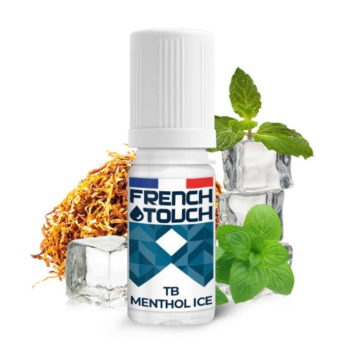 French Touch TB-MentholICE  le liquide goût tabac et menthe intense en 70PG/30VG