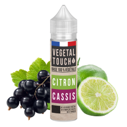 Eliquide Base 100% Végétal - Citron / Cassis - VEGETAL TOUCH - 50ml