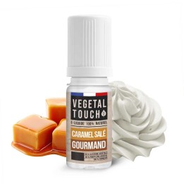 Eliquide Base 100% Végétal - Caramel Salé / Gourmand - VEGETAL TOUCH