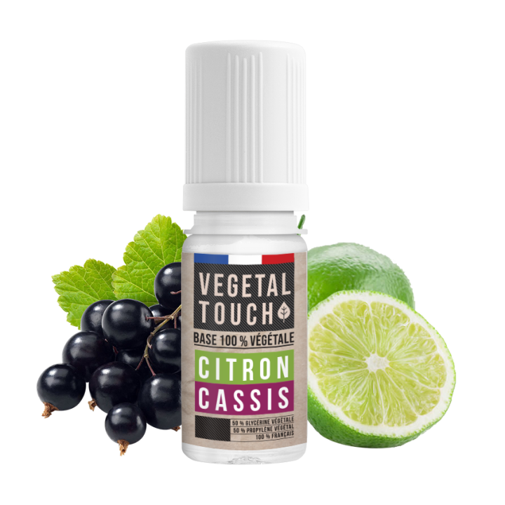 Eliquide Base 100% Végétal - Citron / Cassis - VEGETAL TOUCH