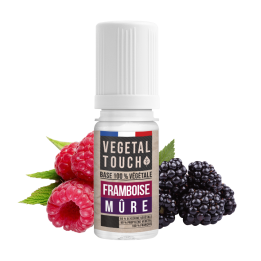 Eliquide Base 100% Végétal - Framboise / Mûre - VEGETAL TOUCH - Pack de 10 - PRO