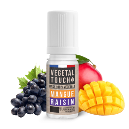 Eliquide Base 100% Végétal - Mangue / Raisin - VEGETAL TOUCH - Pack de 10 - PRO
