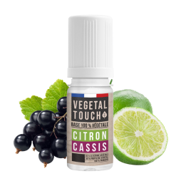 Eliquide Base 100% Végétal - Citron / Cassis - VEGETAL TOUCH - Pack de 10 - PRO