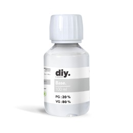 Base 100ML pour DIY - 20% PG 80% VG - AuNomDeLaVape