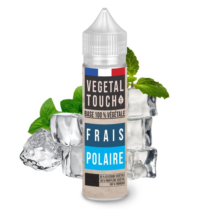 Eliquide Base 100% Végétal - FROID POLAIRE ❄️ - VEGETAL TOUCH - 50ml