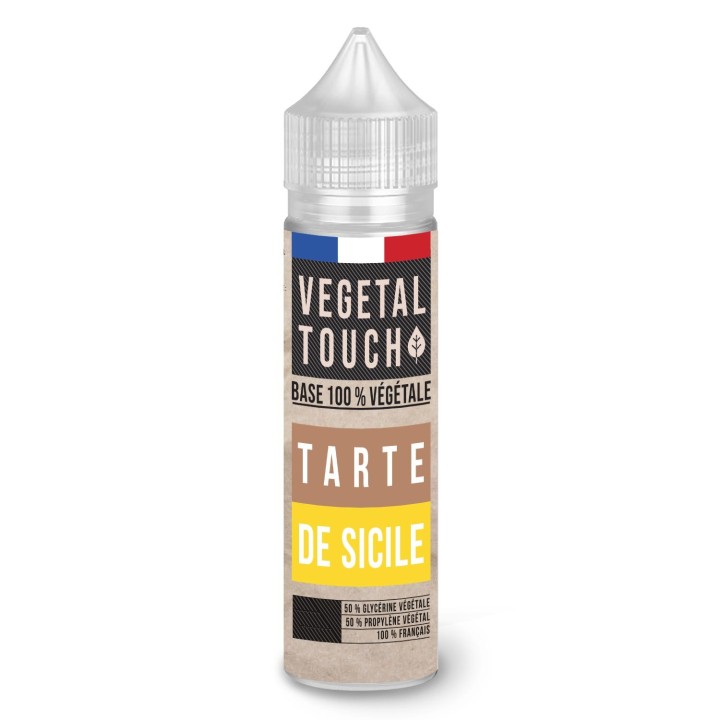 Eliquide Base 100% Végétal - Tarte de Sicile 🍋 - VEGETAL TOUCH - 50ml
