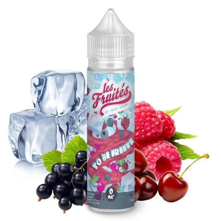 To Be Freeze - Les fruités by tasty Touch - e-liquide fruité et frais goût cerise, cassis et framboise 50PG/50VG