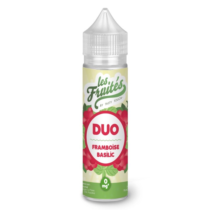 Duo Framboise / Basilic - Les fruités by Tasty  Touche-liquide fruité goût framboise et basilic 50PG/50VG
