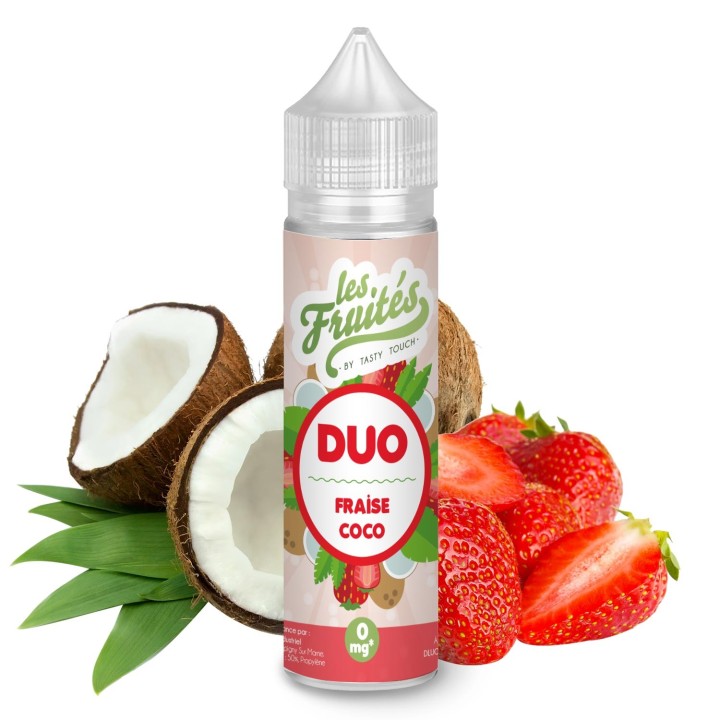 Duo Framboise / Basilic - Les fruités by Tasty Touch e-liquide fruité goût framboise et basilic 50PG/50VG