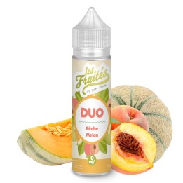 Duo Pêche / Melon - Les fruités by tasty Touch e-liquide fruité goût melon, pastèque et fraise 50PG/50VG