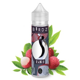 Tsuru - Birdz - e-liquide fruité goût thé vert et litchi 50PG/50VG