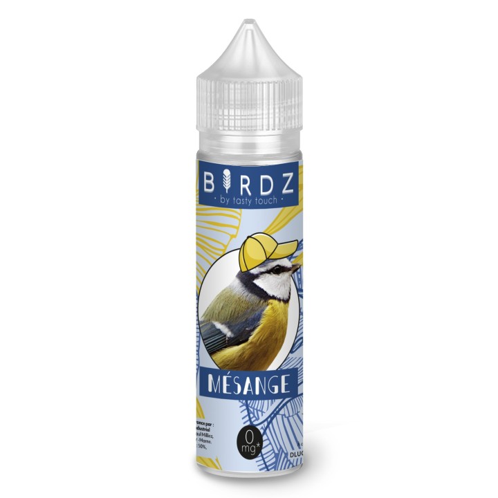 Mésange - Birdz - e-liquide classic goût tabac, écorce d'arbre fruitier et vanille 40PG/60VG